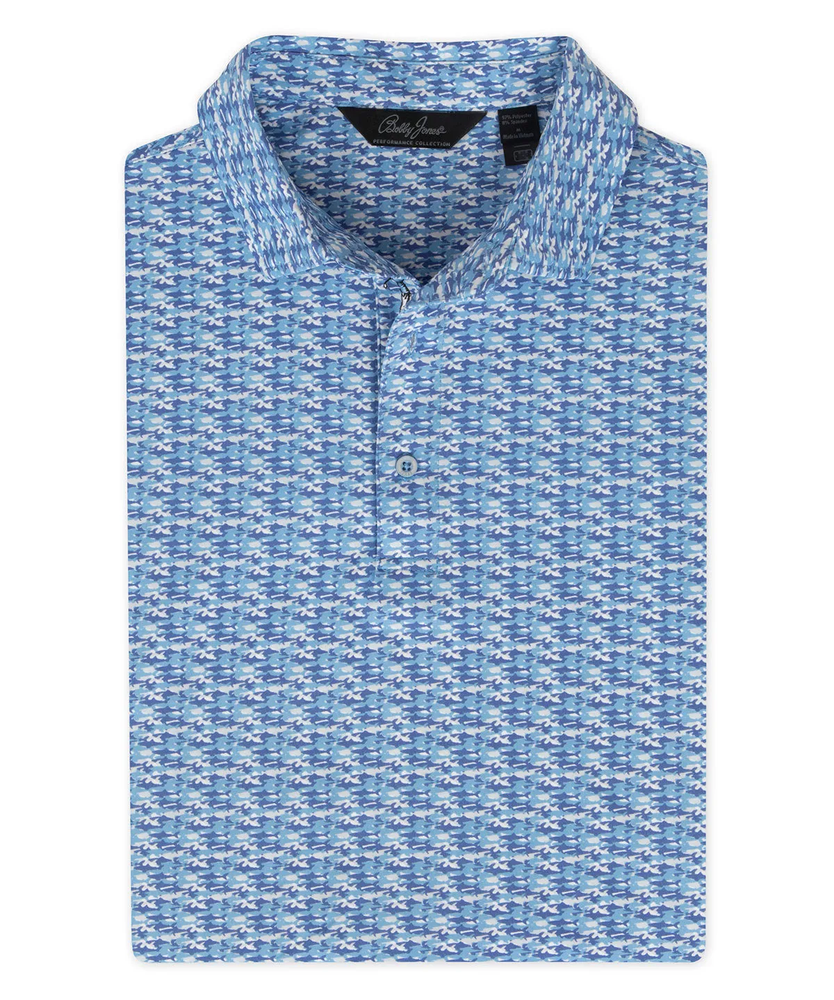 Performance Shark Print Polo