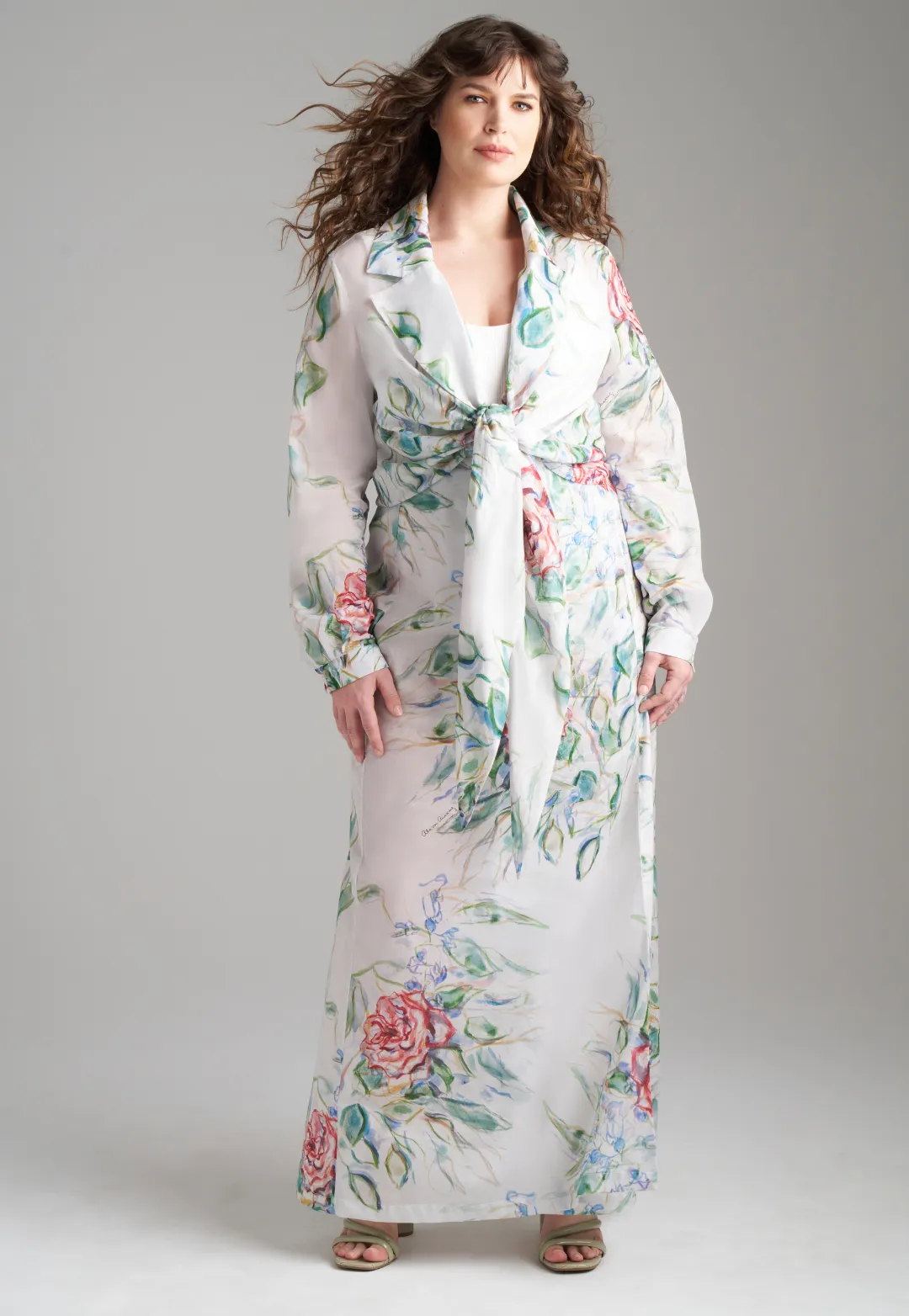 Phoebe Cotton Wrap Top in Primrose