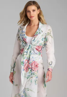 Phoebe Cotton Wrap Top in Primrose