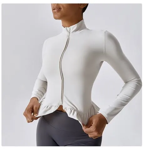 Pilates Peplum Jacket Top