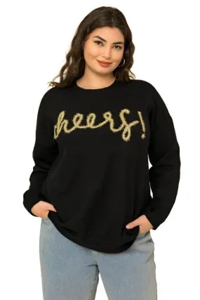 Plus Size Cheers Pullover Sweater