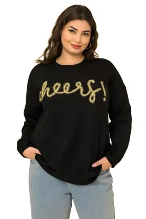 Plus Size Cheers Pullover Sweater