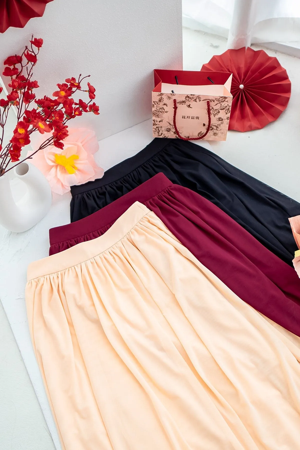 REAGAN MESH MIDAXI SKIRT IN BUTTERCREAM