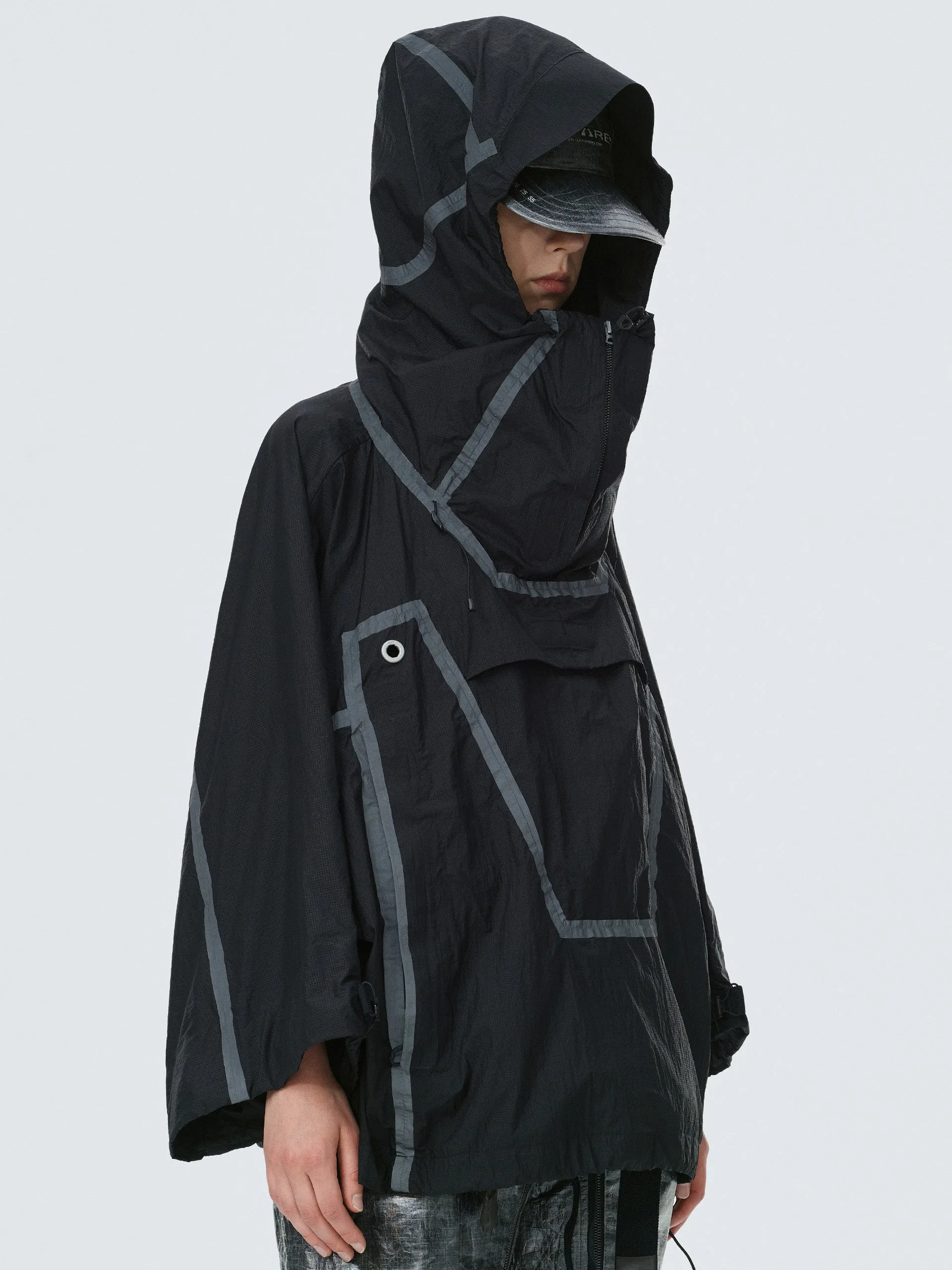 Reflective Taped Anorak Jacket