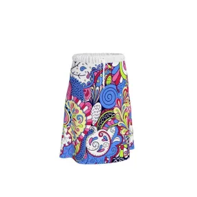 Sechia Elastic Waist Tie Midi Skirt