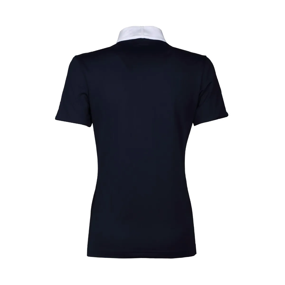SHORT SLEEVED COMPETITION POLO BARTIS ANIMO WITH LACE INSERT Women Ombra