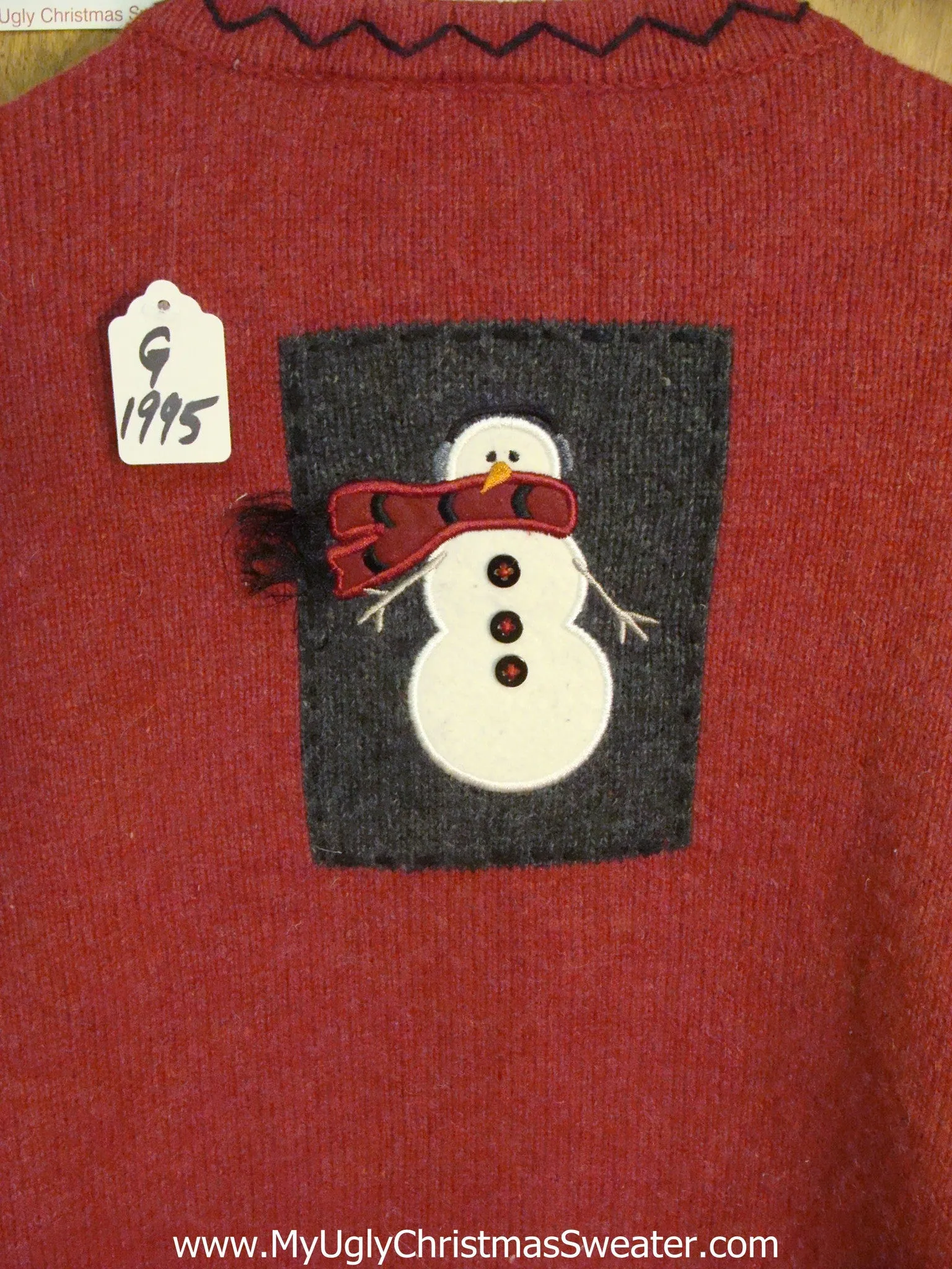 Simply Funny Red Light Up Ugly Christmas Jumper