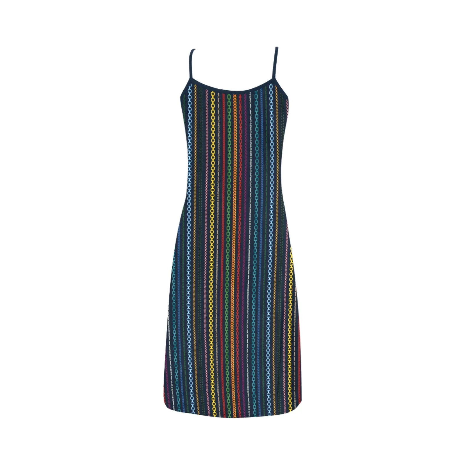 spectral andromeda print 2 Alcestis Slip Dress (Model D05)