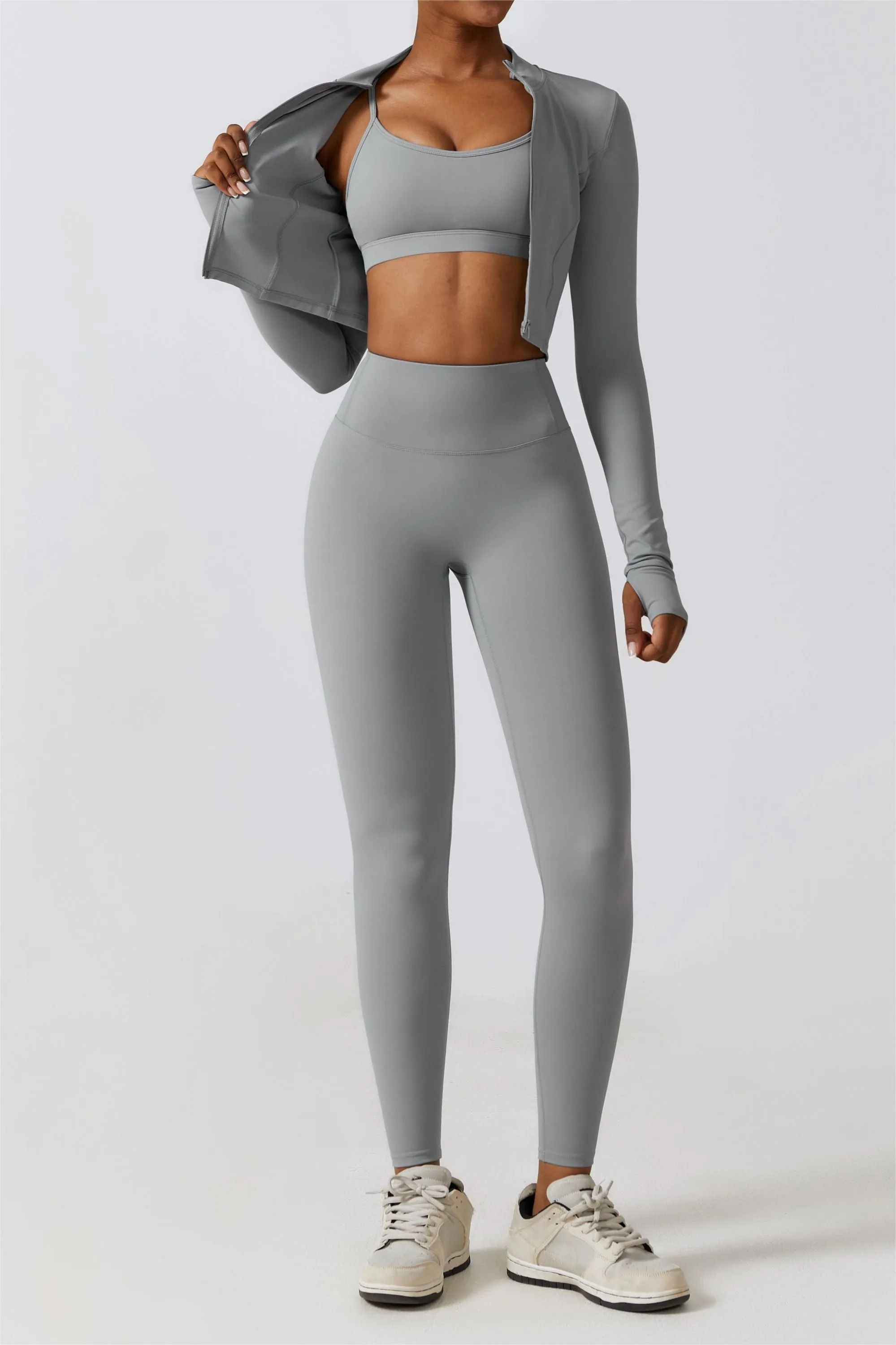 SprintCrop Elite Long Sleeve Jacket