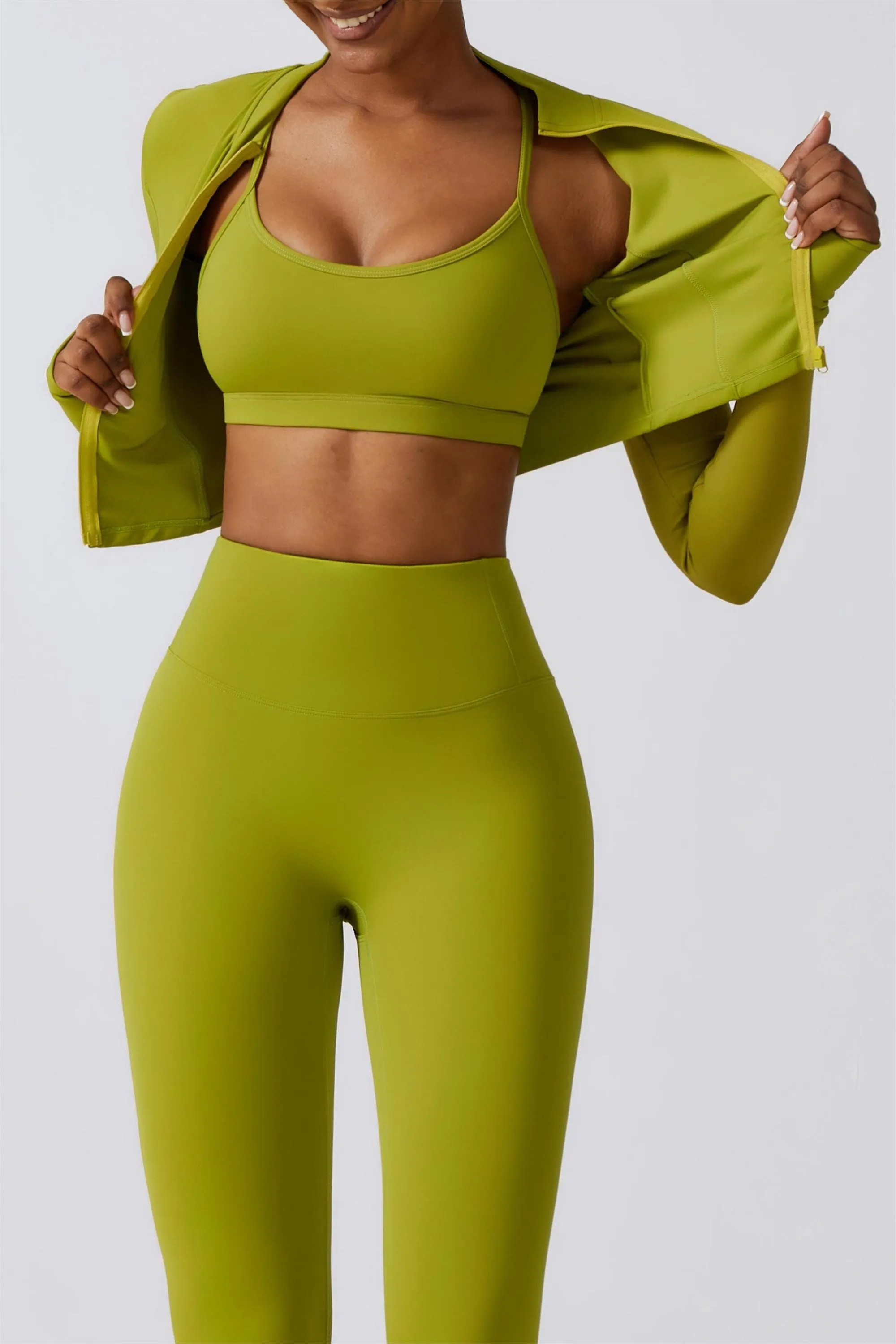 SprintCrop Elite Long Sleeve Jacket