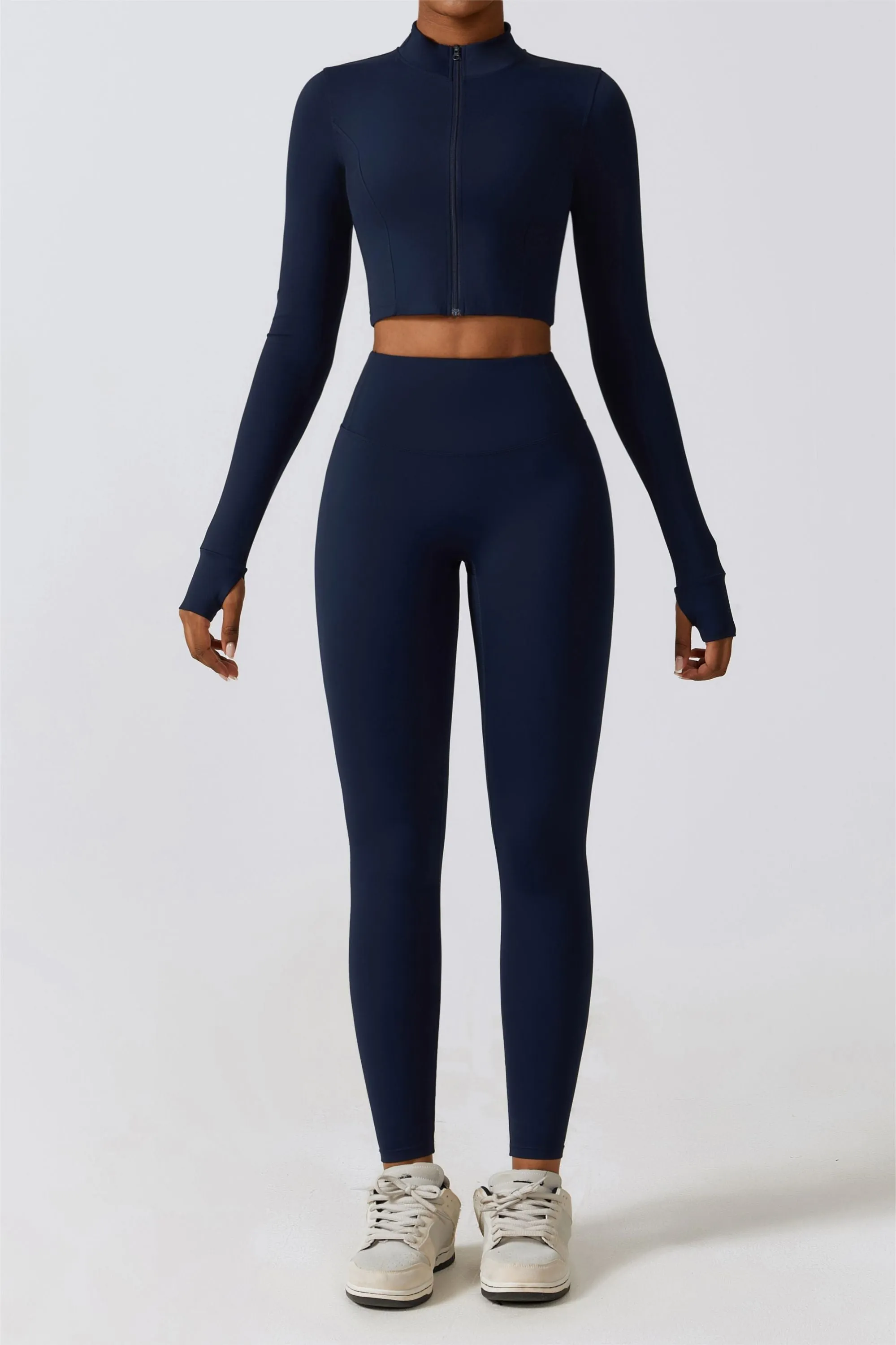 SprintCrop Elite Long Sleeve Jacket