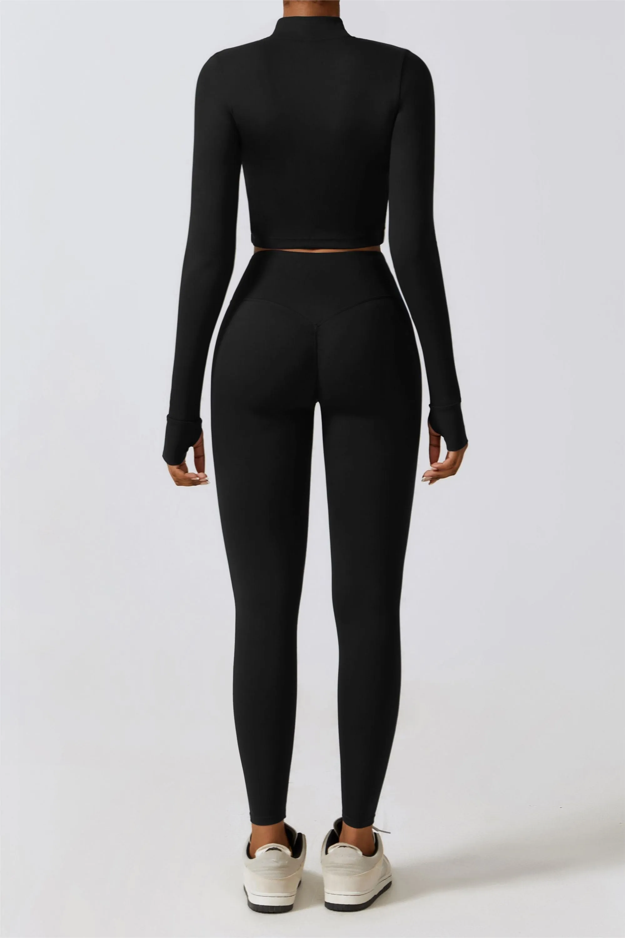 SprintCrop Elite Long Sleeve Jacket