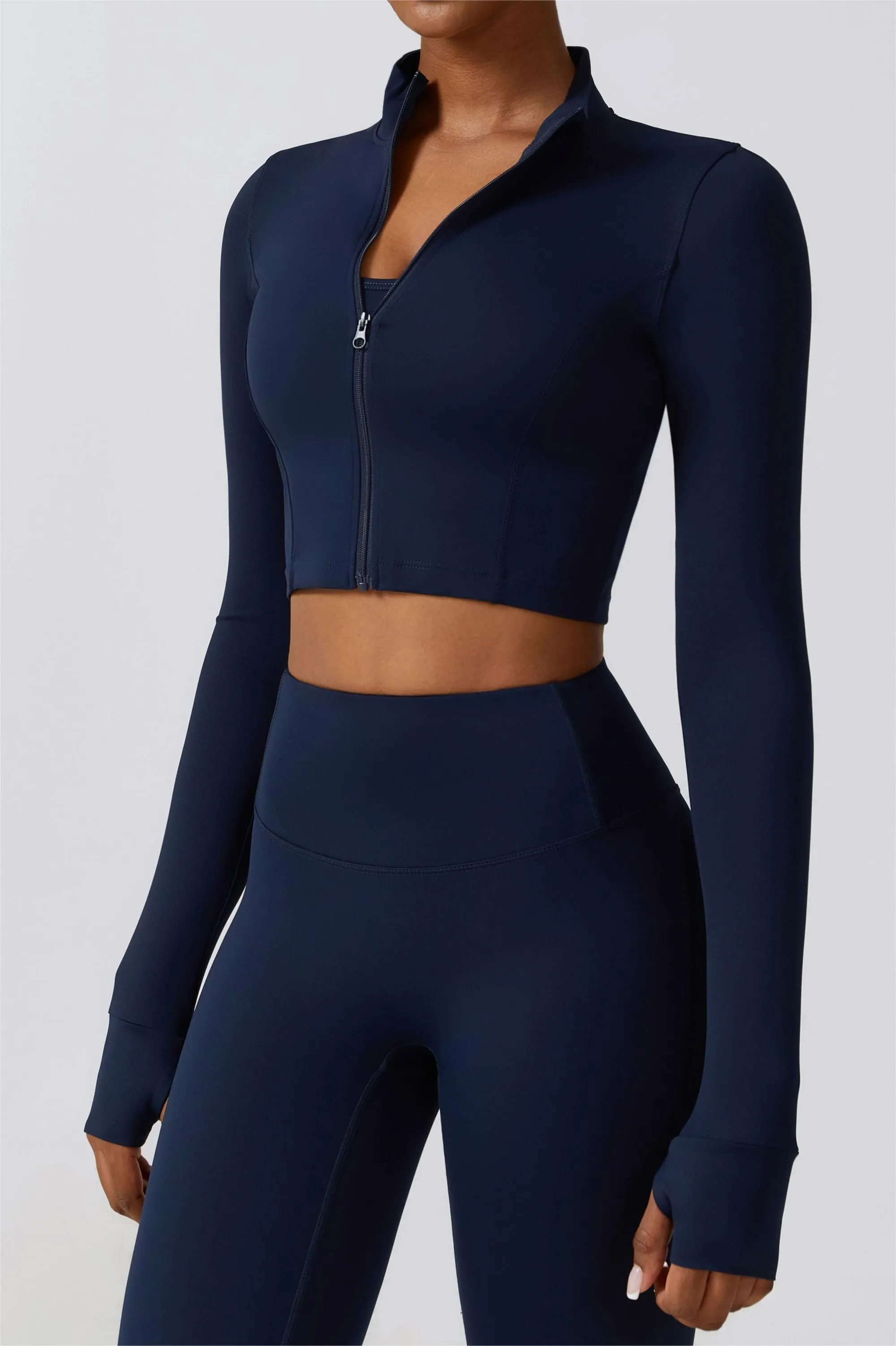 SprintCrop Elite Long Sleeve Jacket