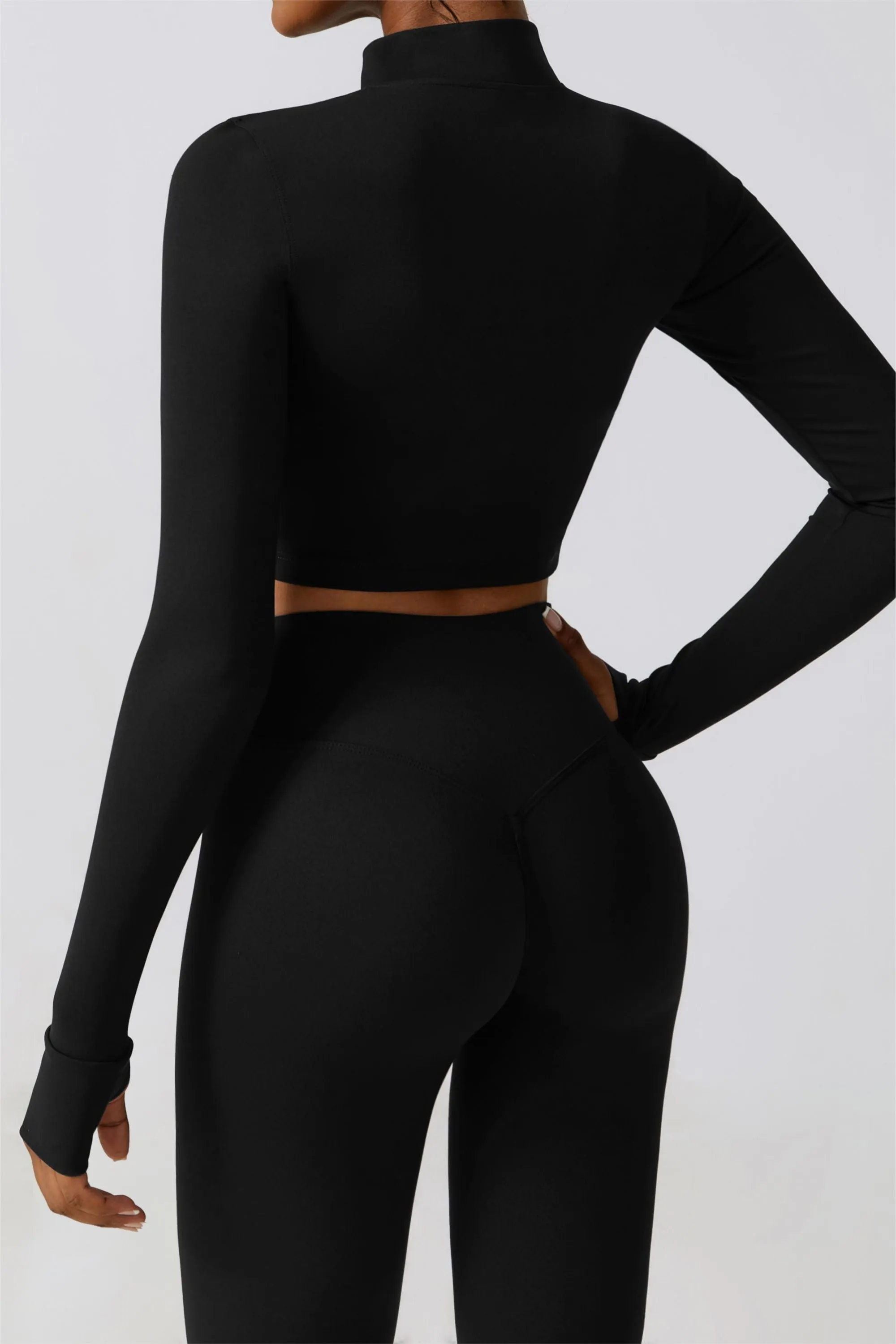 SprintCrop Elite Long Sleeve Jacket