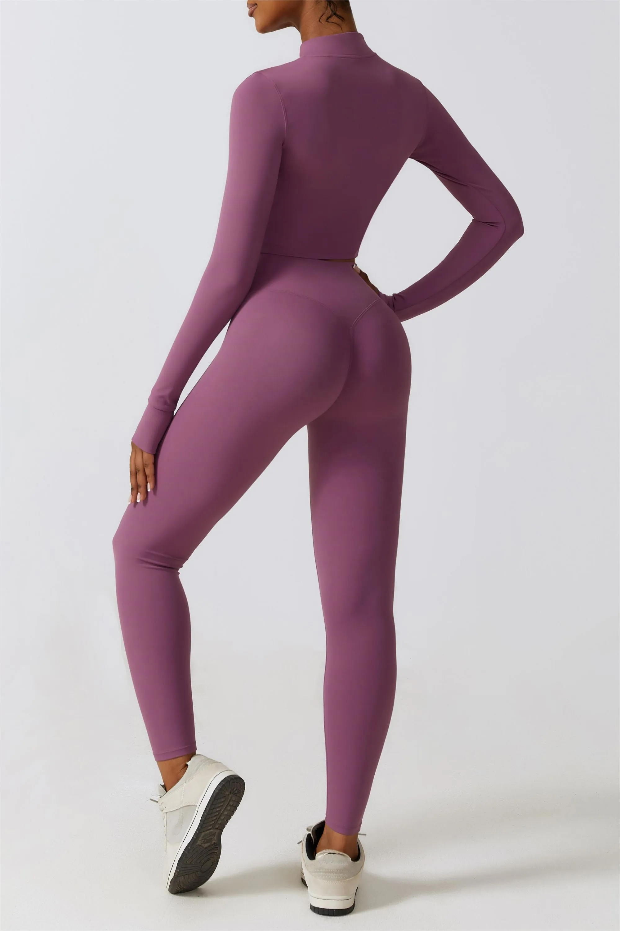 SprintCrop Elite Long Sleeve Jacket
