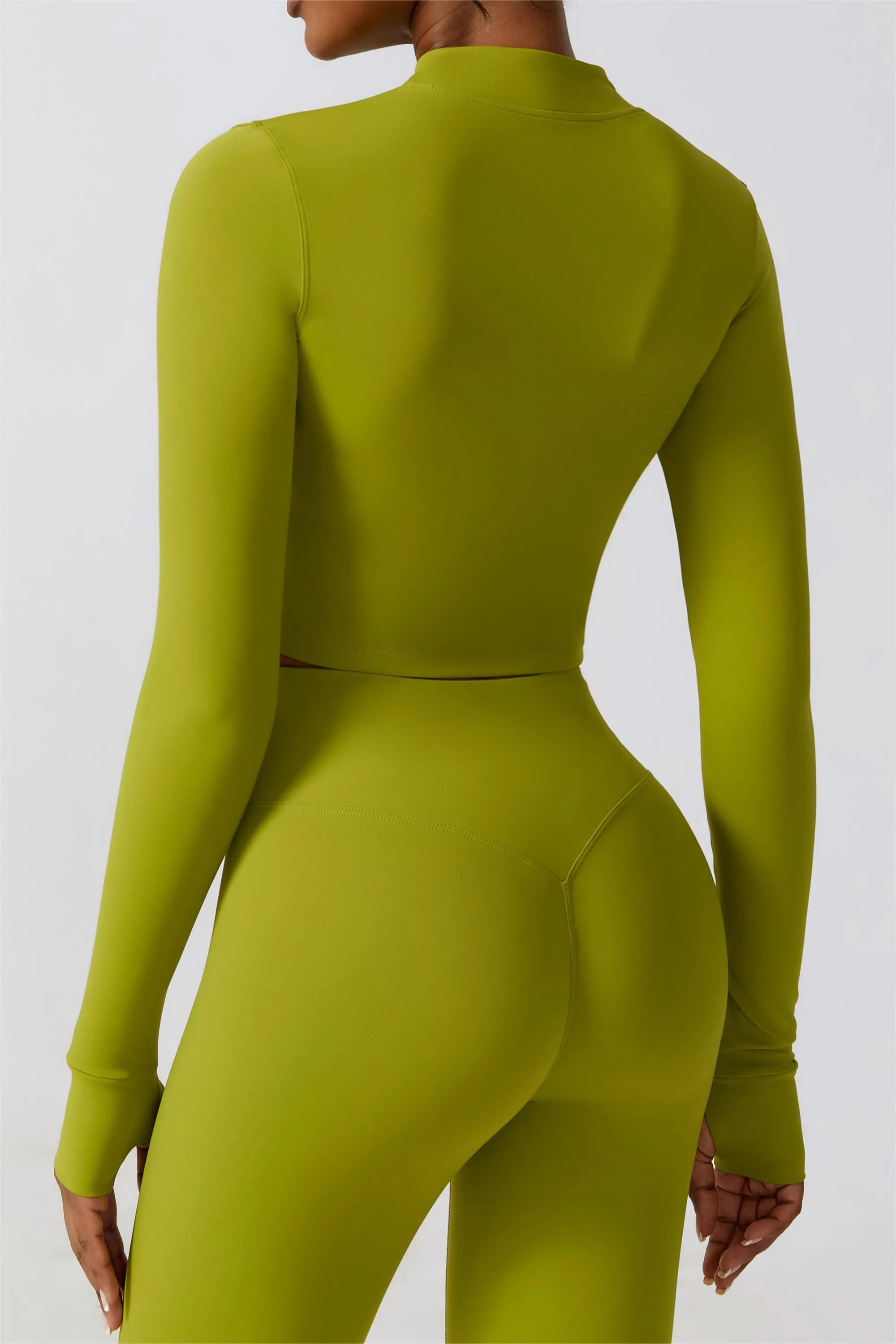 SprintCrop Elite Long Sleeve Jacket