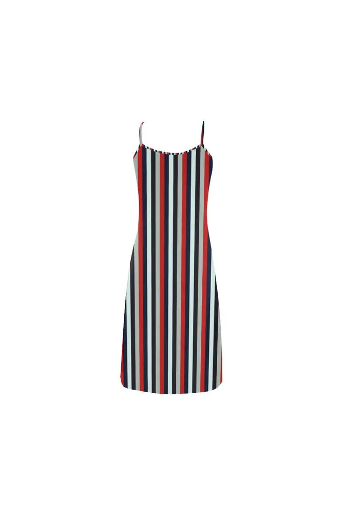 Striped D05 BACK Alcestis Slip Dress (Model D05)
