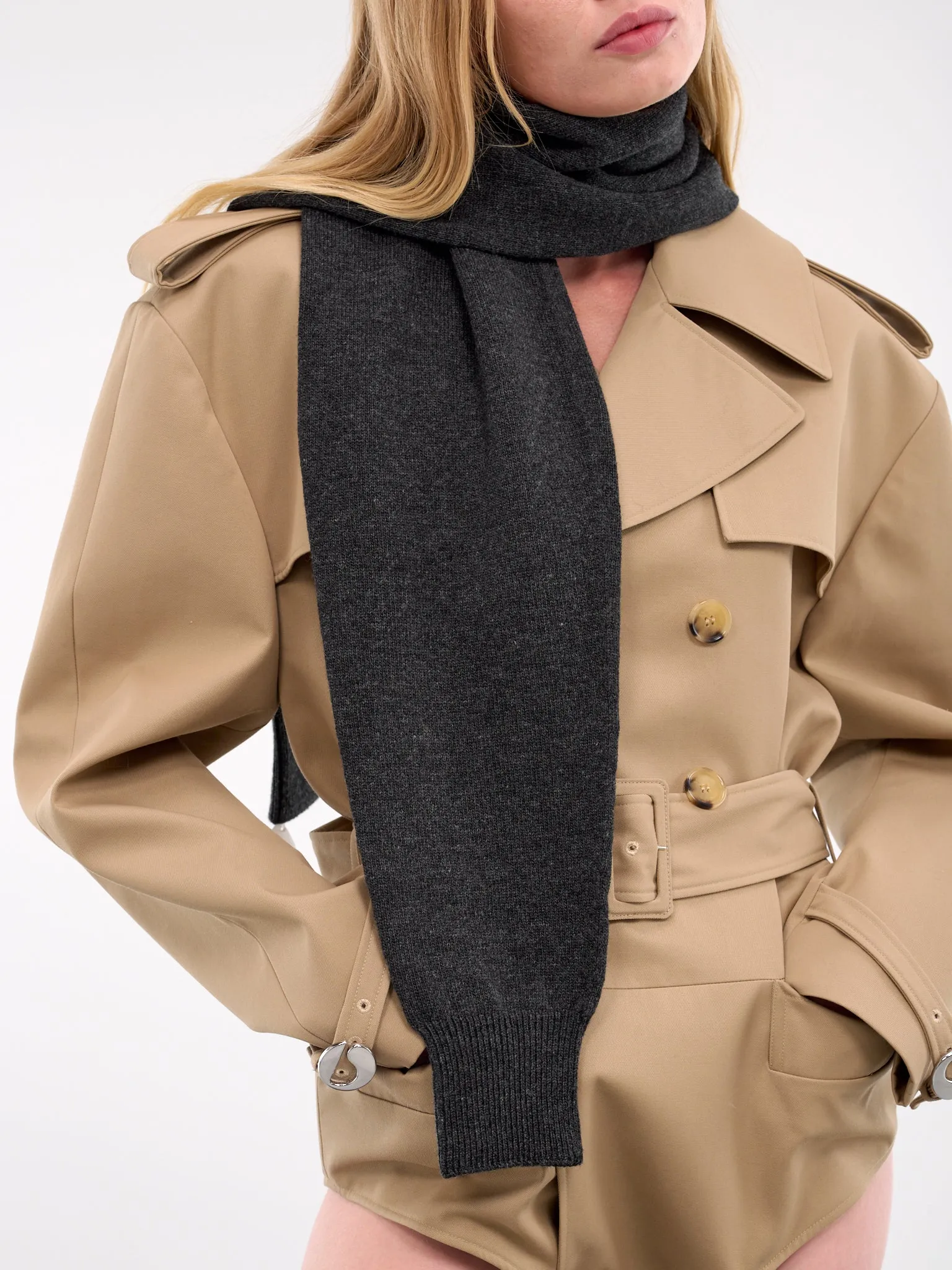 Sweater Sleeve Scarf (OT02-GREY)