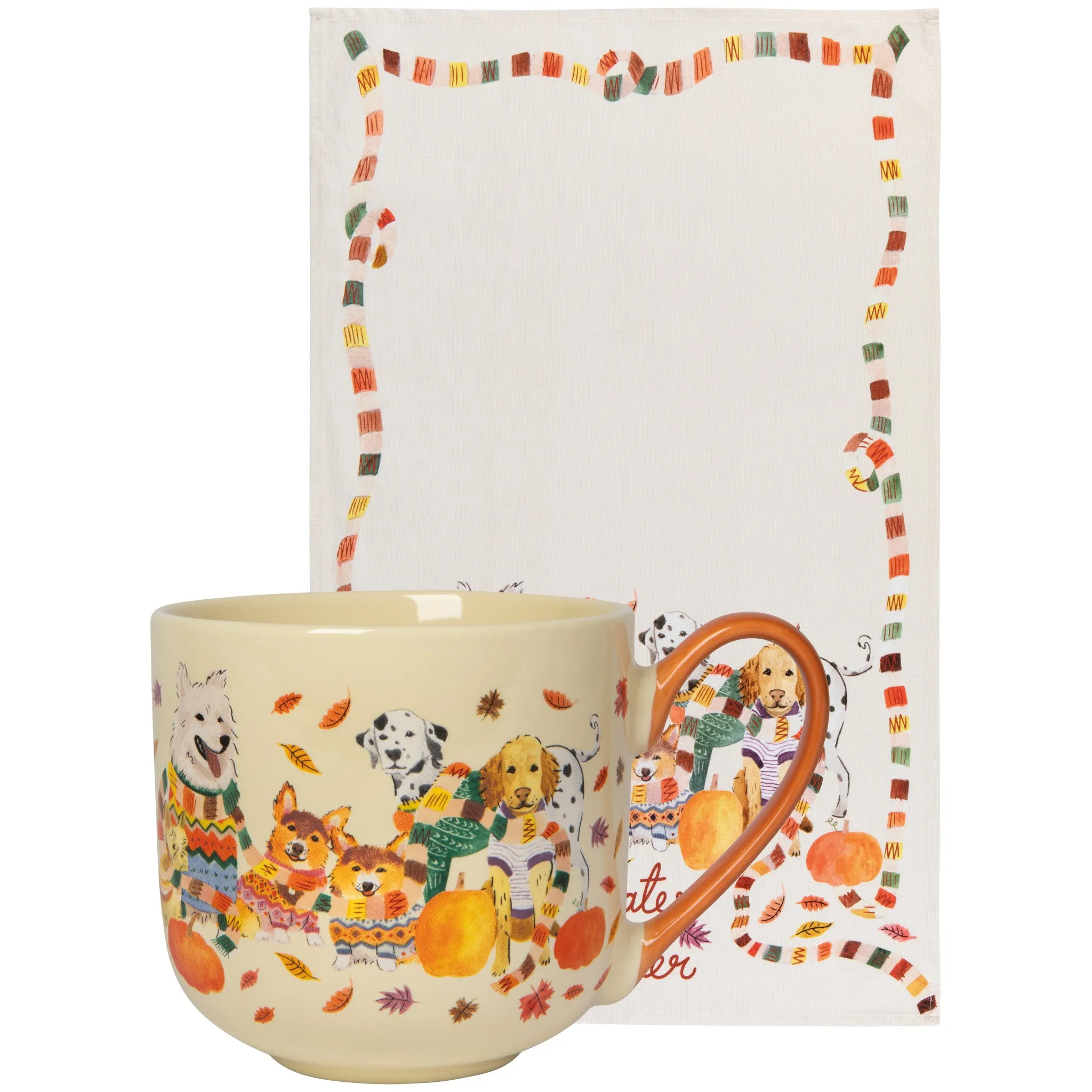 Sweater Weather Christmas Mug and Dishtowel Set