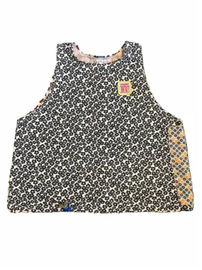 TANK 3 Black Flowers Sizes XL