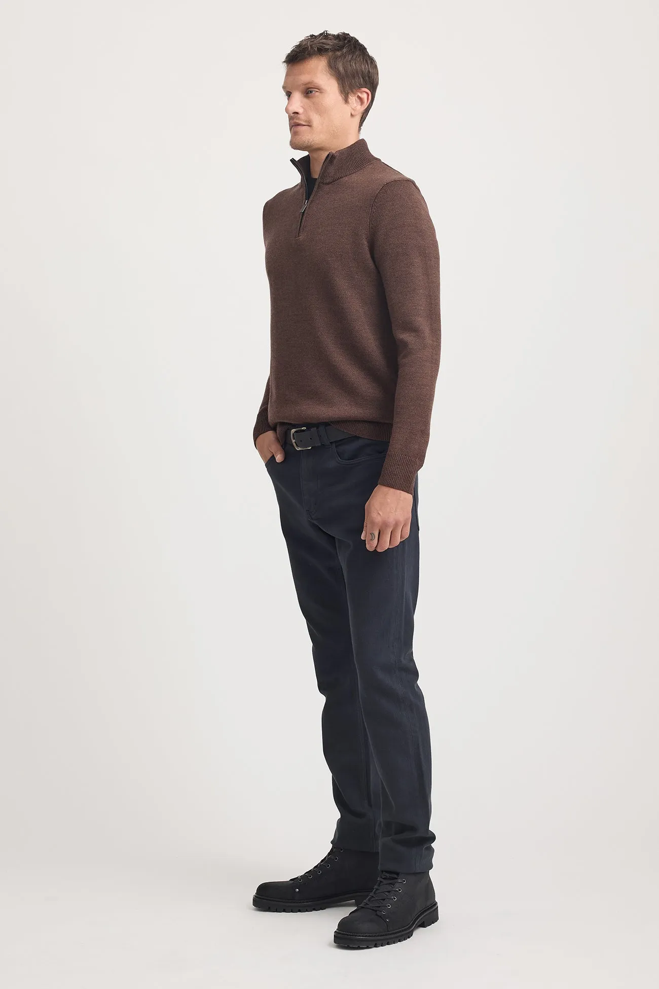 TRADEMARK HALF ZIP
