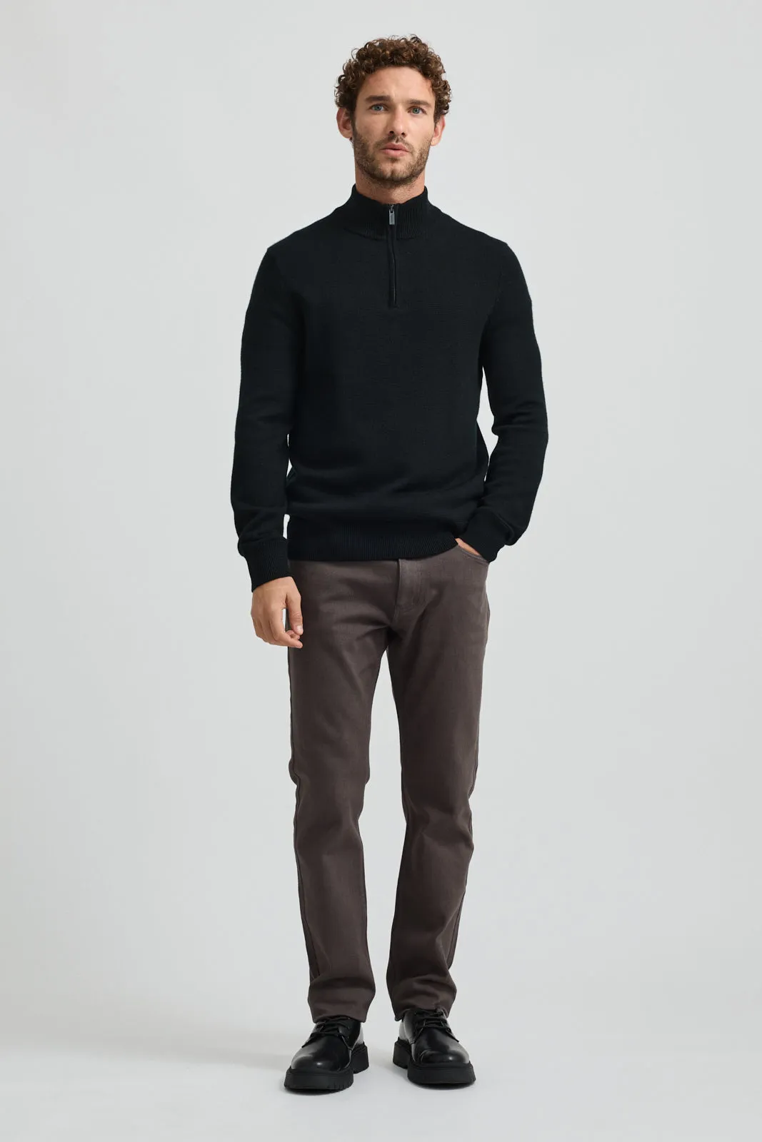 TRADEMARK HALF ZIP