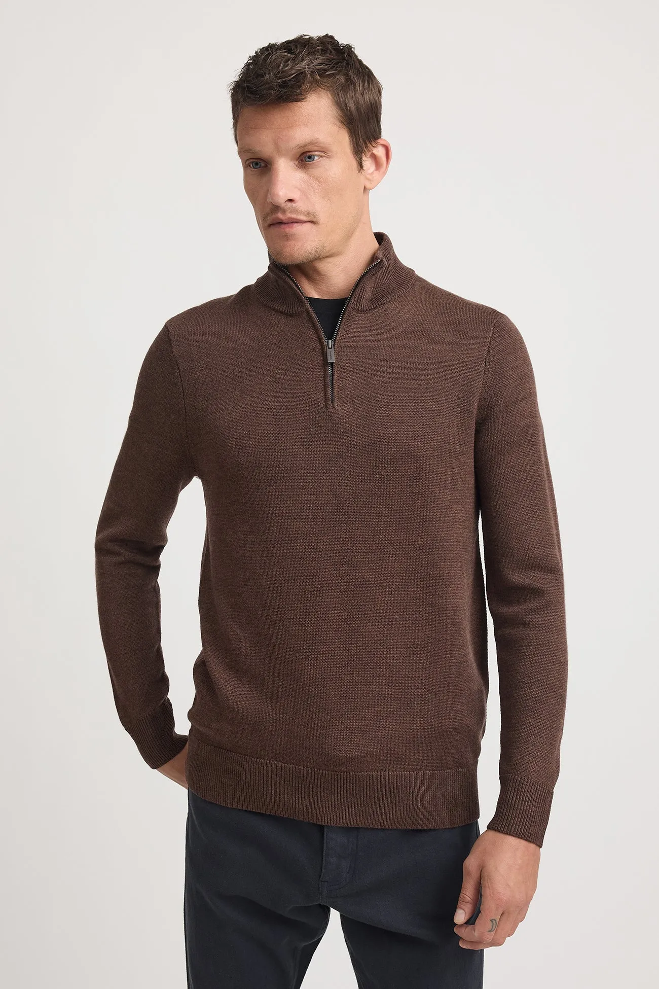 TRADEMARK HALF ZIP