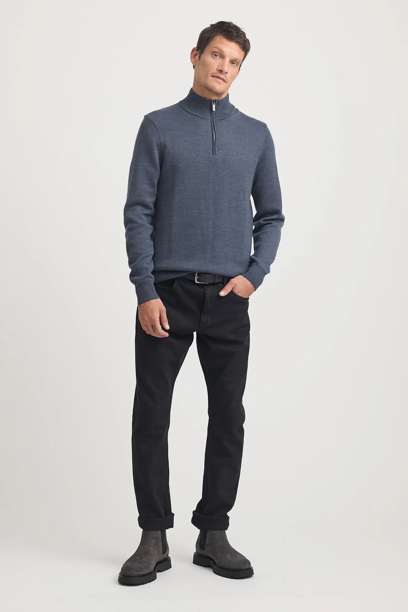 TRADEMARK HALF ZIP