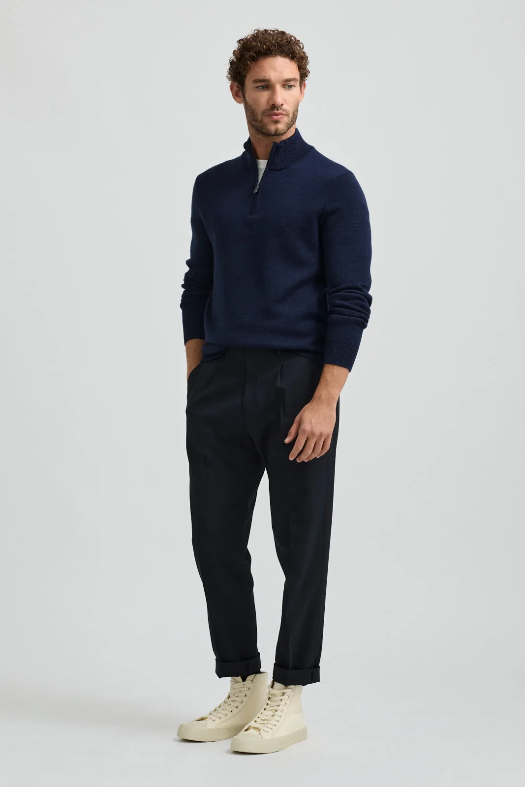 TRADEMARK HALF ZIP