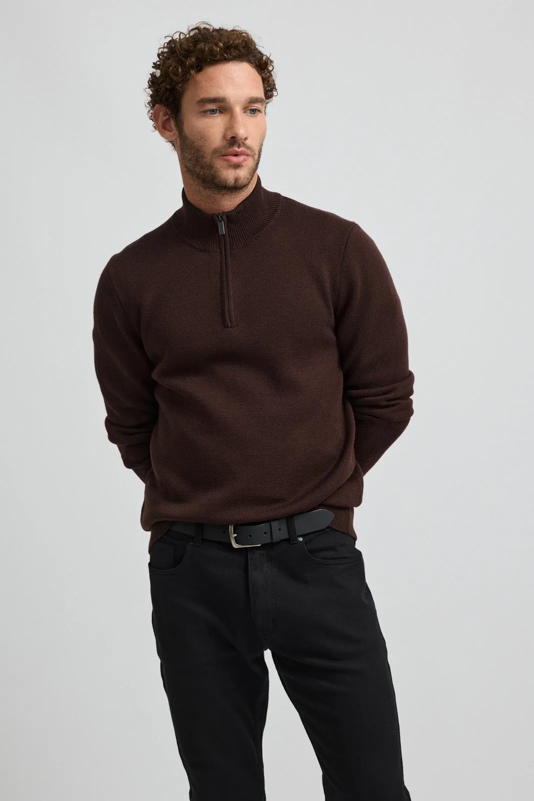 TRADEMARK HALF ZIP