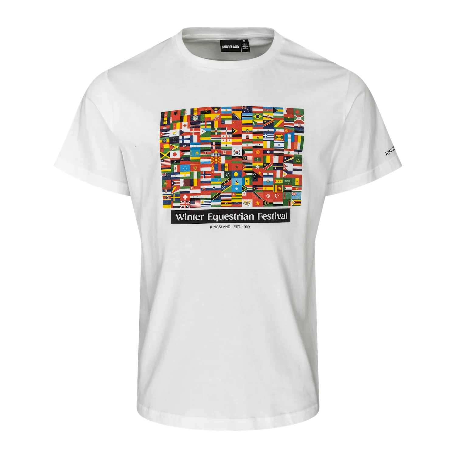 WEF Flag Print Mens T-shirt