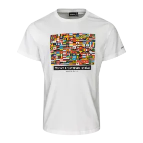 WEF Flag Print Mens T-shirt
