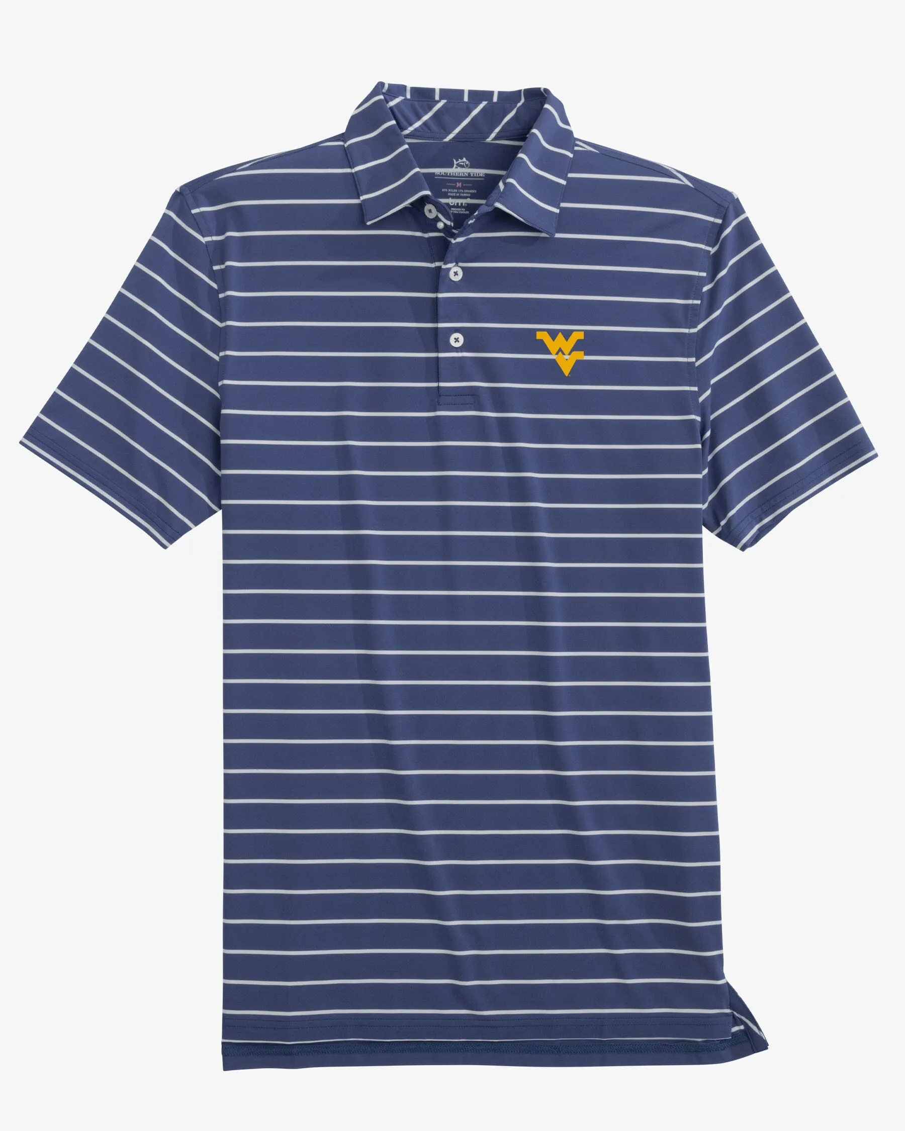 West Virginia brrr°®-eeze Desmond Stripe Polo