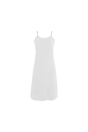 White Alcestis Slip Dress (Model D05)