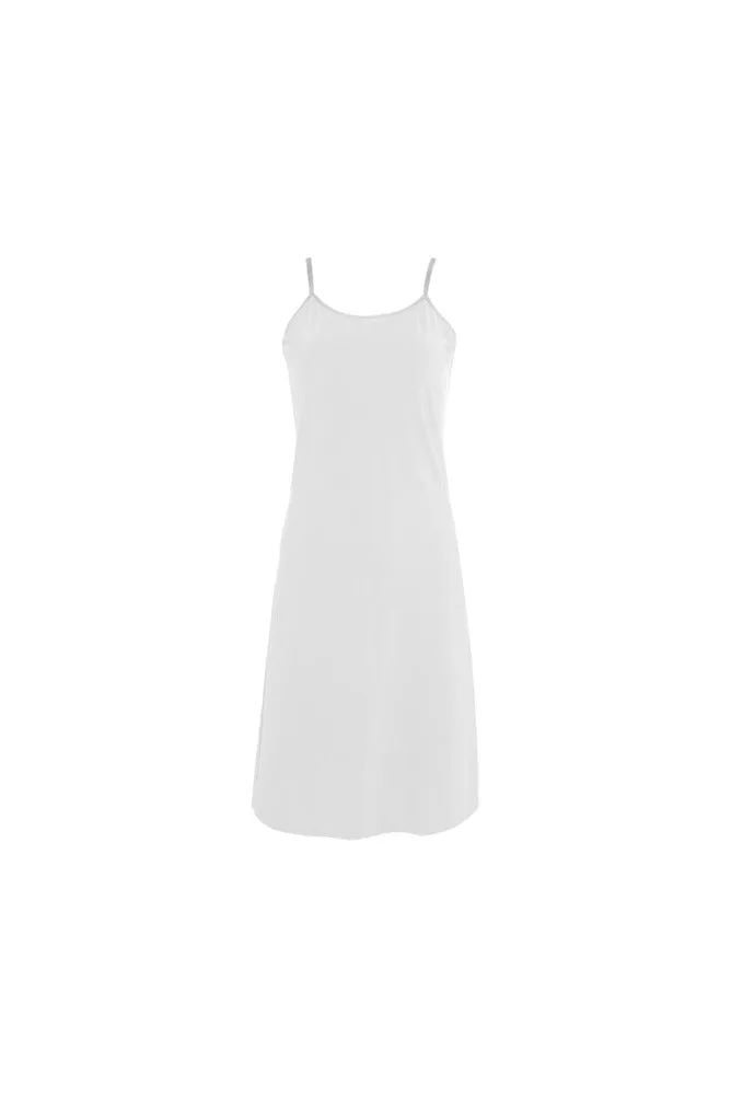White Alcestis Slip Dress (Model D05)