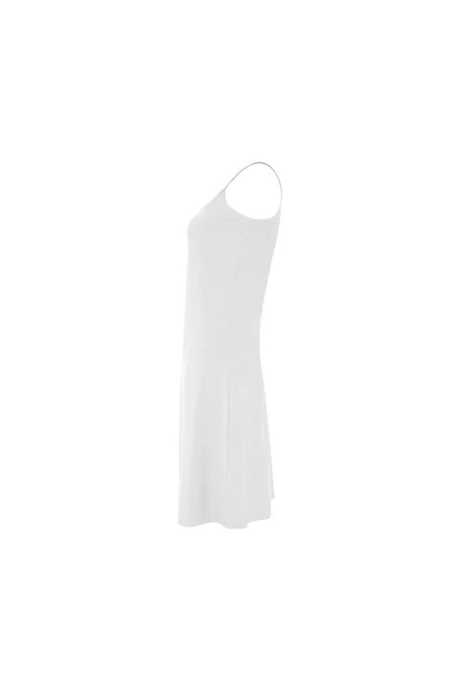 White Alcestis Slip Dress (Model D05)