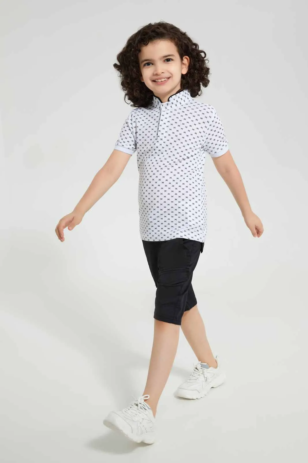 White Spider Polo Shirt