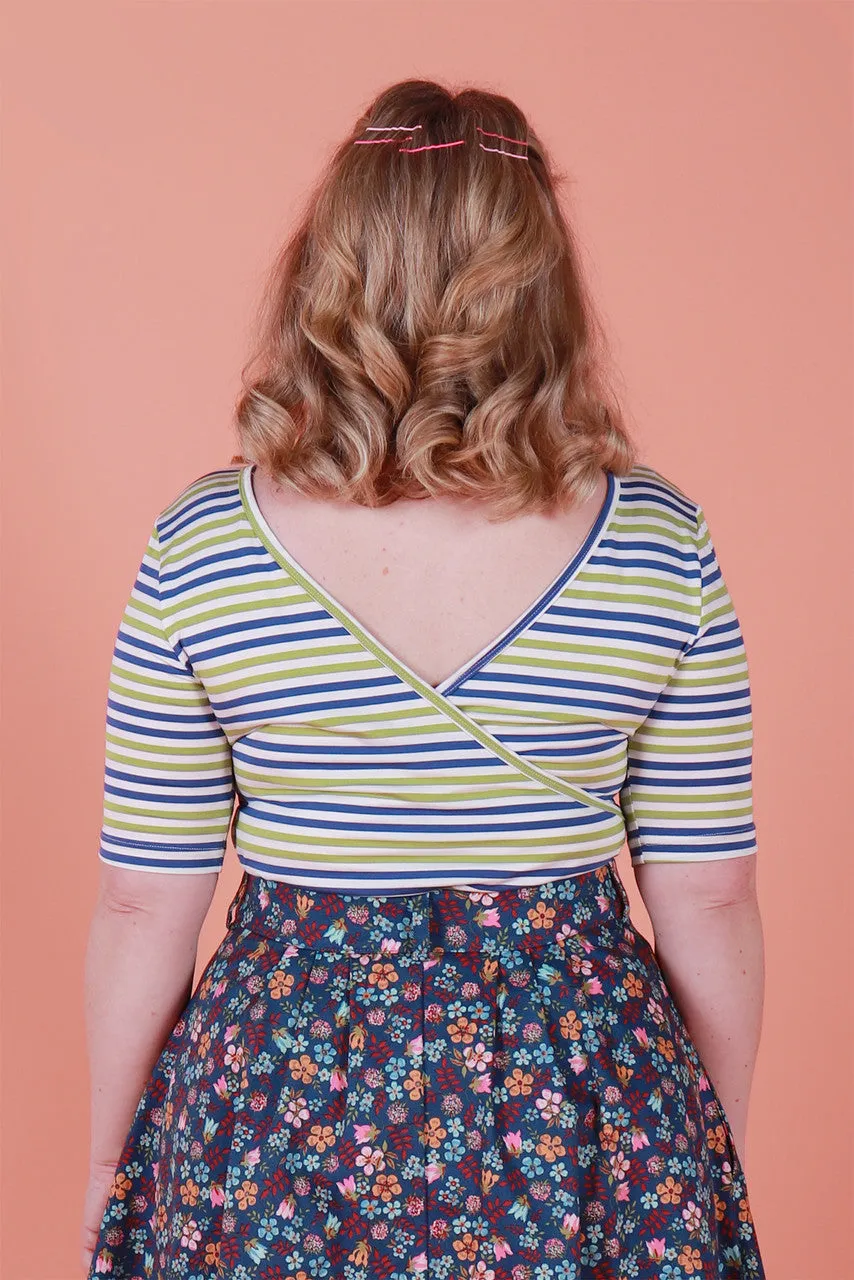Winnie Reversible Top Balmoral Stripe