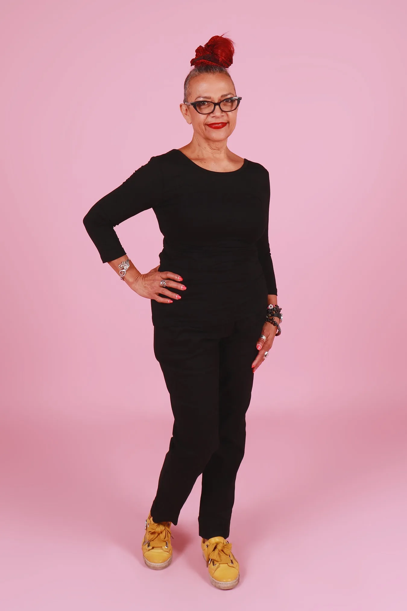 Winnie Reversible Top Galaxy Black