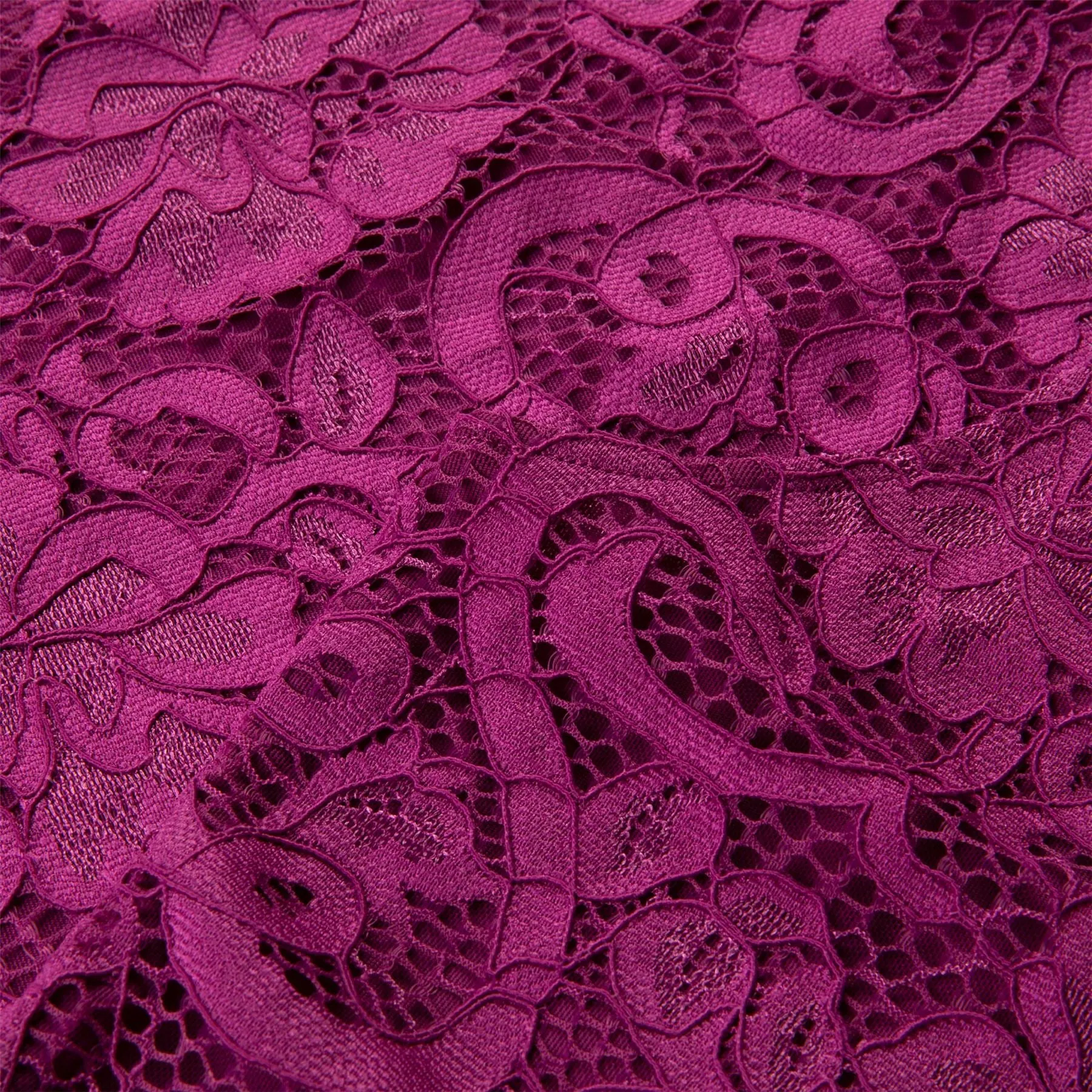Womens Lennox Lace Mock Neck Top Bougainvillea - SS23